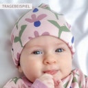 Vorschaubild Babymütze Knoten Streifen