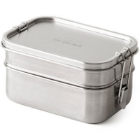 Edelstahl Brotdose Yogi Double+ 1 l – auslaufsicher
