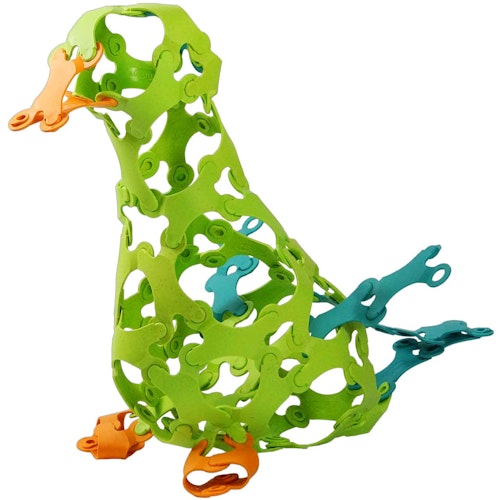 Konstruktionsspiel 60 Binabo Chips – 4 Farben