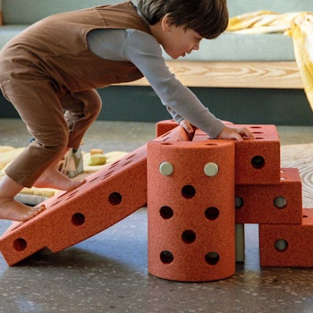 Modu Bauspielzeug Set 33 Teile 0-6 Jahre orange