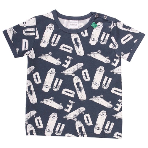 Shirt kurzarm Skateboard-Druck