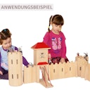 Vorschaubild Ritterburg Schloss gross 70 x 70 x 48 cm