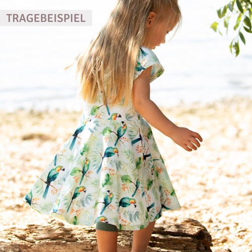 Flatterkleid kurzarm