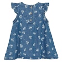 Vorschaubild Sommerkleid Chambray Blumen