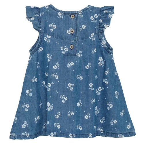 Sommerkleid Chambray Blumen