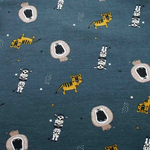 Kurzarm T-Shirt Tiergesicht