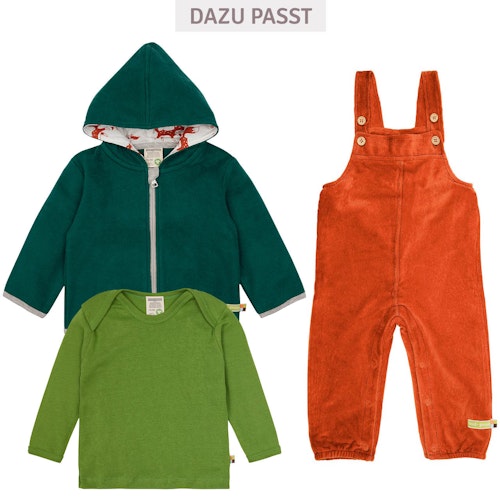 Gefütterte Latzhose Feincord