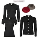 Vorschaubild Damen Wolle Seide Langarmshirt