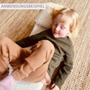 Vorschaubild Wobbel Teddy Auflage Original uni beige 93cm