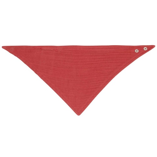 Weiches Musselin Dreiecktuch helles rot