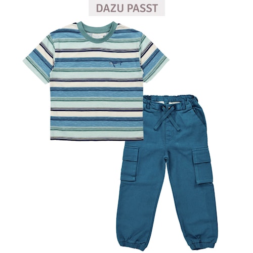 Shirt kurzarm Ringel