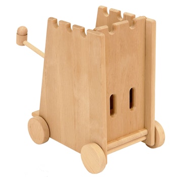Katapult Vollholz mit Funktionen 17,5 x 26 x 35,5 cm