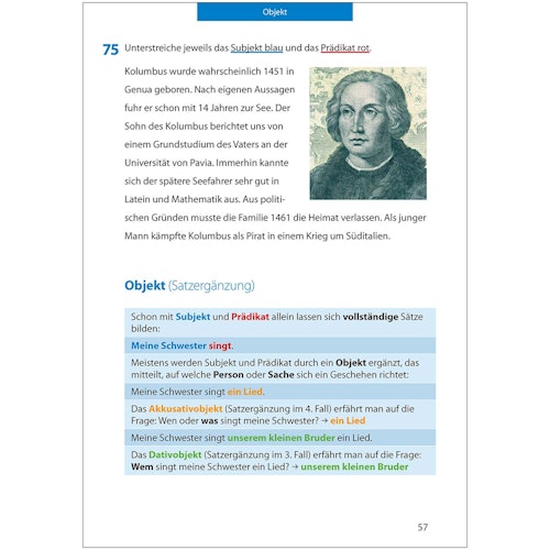 Deutsch Grammatik Übungsheft 5. bis 7. Klasse