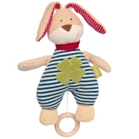 Bio Spieluhr Kuscheltier Hase Brahms Wiegenlied 27cm