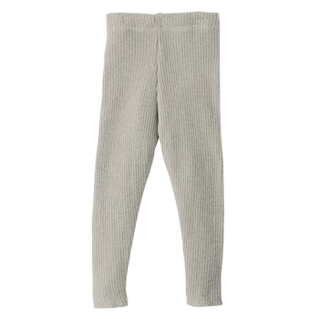 Graue Woll Leggings warm und mitwachsend