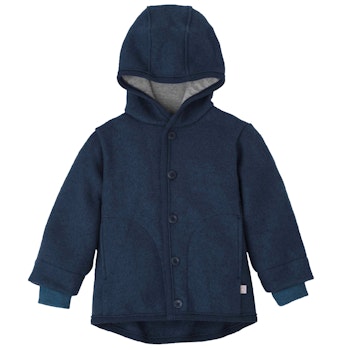 Walk Jacke mit Knopfleiste indigo