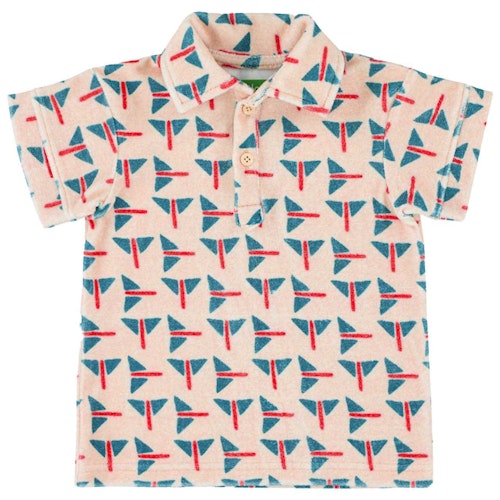 Kurzarm Poloshirt Frottee Wal-Details