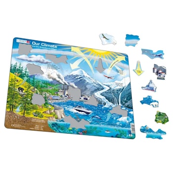 Lernpuzzle Klima und Umwelt für Kinder ab 7 Jahre