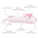 Vorschaubild LED Taschenlampe mit Akku Einhorn
