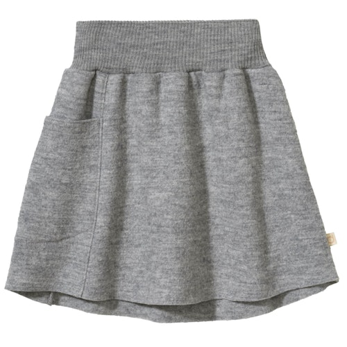 Warmer Woll Rock mit Strickbund