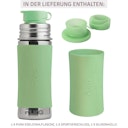 Vorschaubild Edelstahl Sportflasche Sportverschluss 325 ml moos-grün