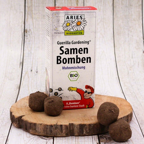 Samenbomben Set 8 Stück – Mohnblumen