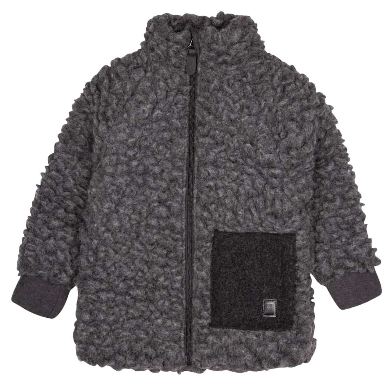 Pure Pure By Bauer Bio Wolle Plüsch-Jacke beige