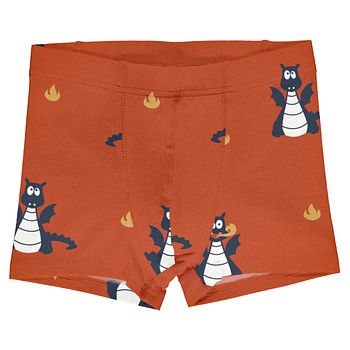 Boxershorts Drachen orange