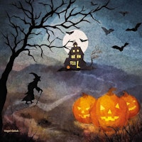 Vogel Geluk - Halloween nur die FOLIE