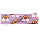Vorschaubild Elastisches Haarband Regenbogen flieder