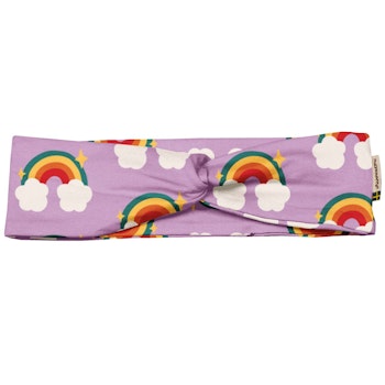 Elastisches Haarband Regenbogen flieder