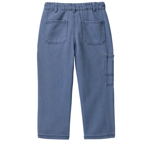 Edle Twill-Stretch Hose hellblau