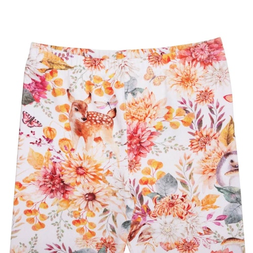 Weiche Leggings Herbstblumen