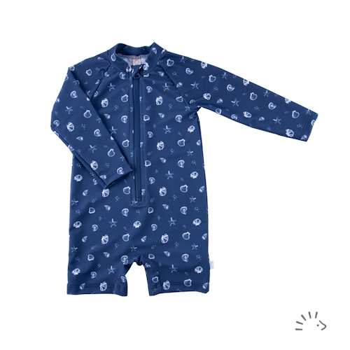 UV Strand-und Badeoverall langarm Schildkröten