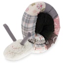 Vorschaubild Babynest Begrenzung Schnecke braun rosa Pucki klein 108 cm