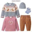 Vorschaubild Strickpullover Norweger-Muster