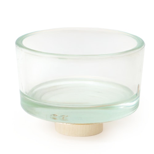Teelichthalter aus Glas