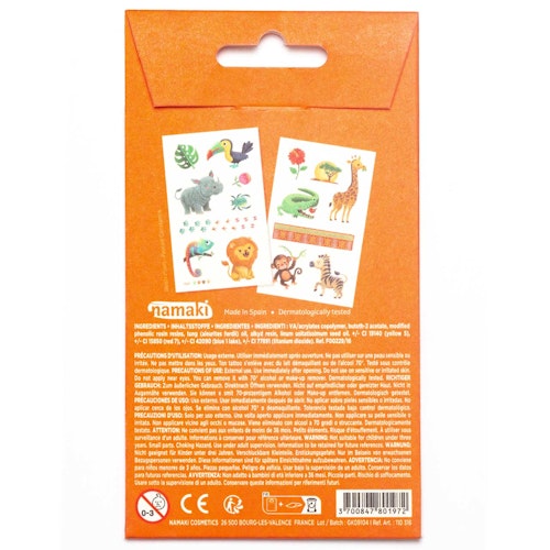 Kindertattoos Wilde Tiere