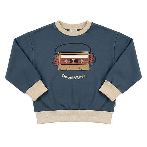 Pullover beige Wikinger Print