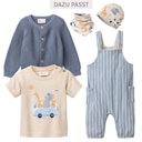 Vorschaubild Edle Strickjacke Musterstrick dunkelblau