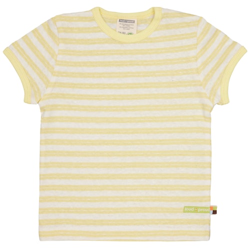 Leichtes Leinen Shirt kurzarm Streifen