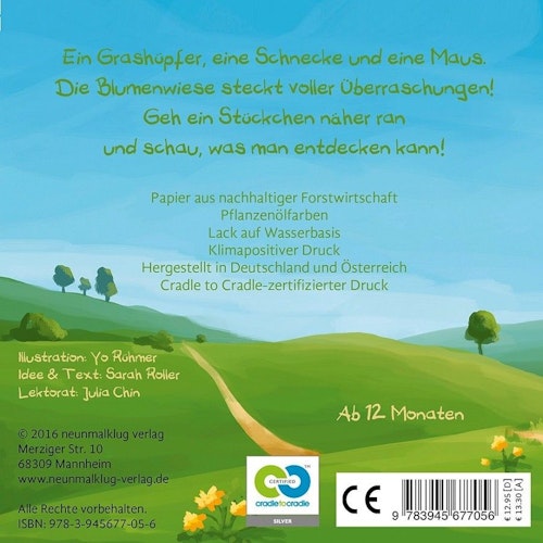 Pflanzlich gefärbtes Buch – Die Blumenwiese
