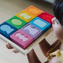 Vorschaubild Bauspiel Fenster bunt 18,6 x 26,6 cm