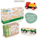 Vorschaubild Langholzwagen und 3 Holzstämme