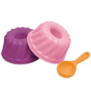 Vorschaubild Sandkuchen Bäckerei 3-teilig lila, rosa, orange