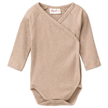 Wickelbody People Wear Organic langarm Bio-Baumwolle