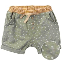Leichte Shorts Blätter khaki