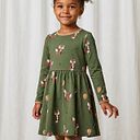 Vorschaubild Kleid Maxomorra langarm Motiv