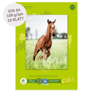 Staufen Green Zeichenblock Edition Dürer – DIN A4, 18 Blatt