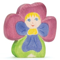 Blumenkind Stiefmütterchen Holzfigur 6 cm hoch